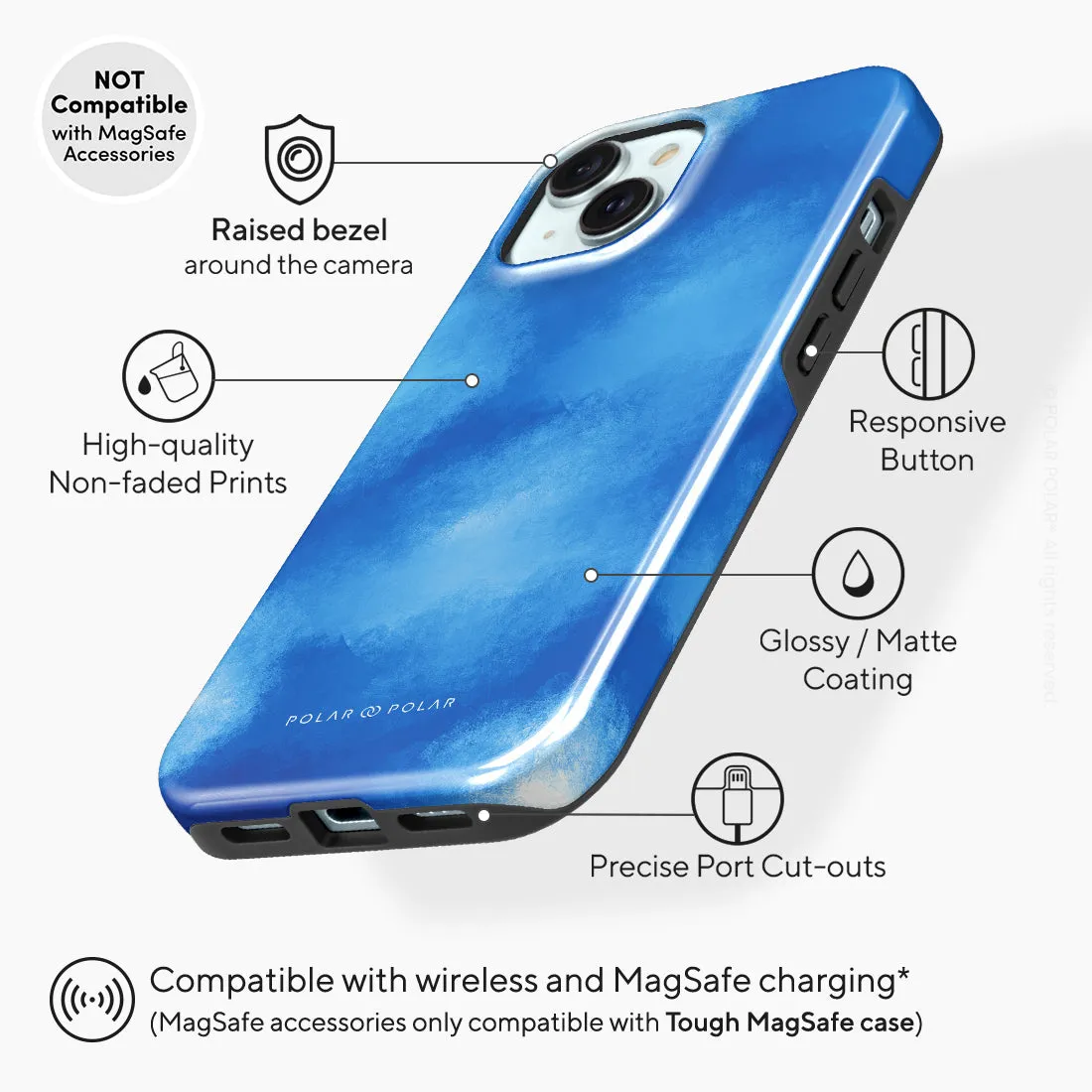 Clouds in Summer Custom - iPhone 15 Case