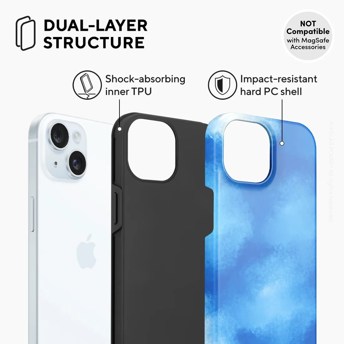 Clouds in Summer Custom - iPhone 15 Case
