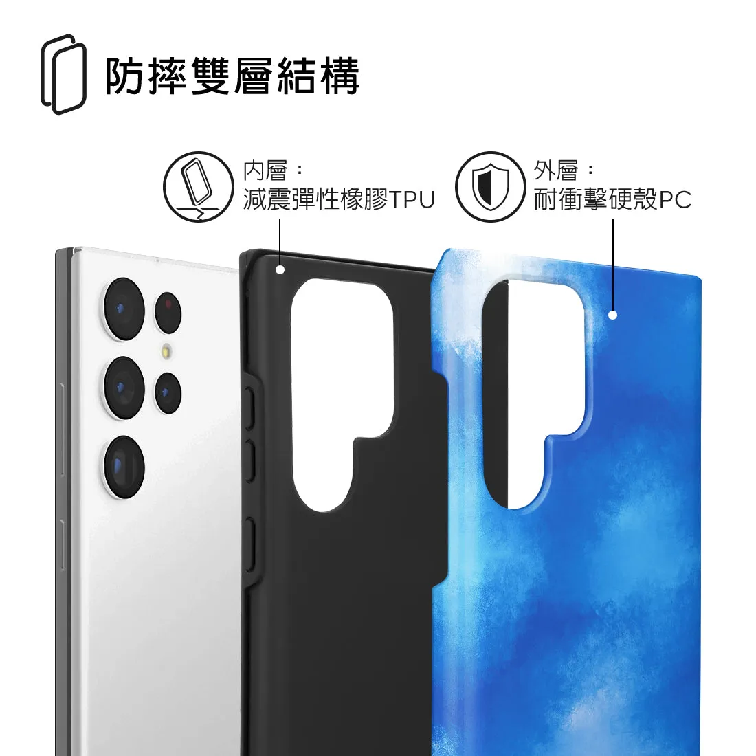 Clouds in Summer Custom - Samsung Galaxy S22 Ultra 5G Case