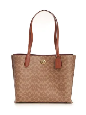 Coach Pattern-Printed Tote Bag