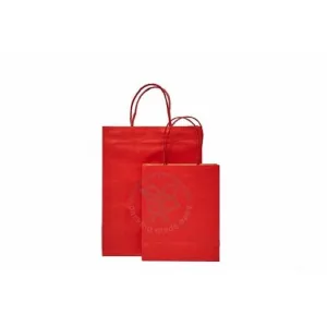 Colored Kraft Paper Bag (Red), 24 x 11 x 31cm (H)