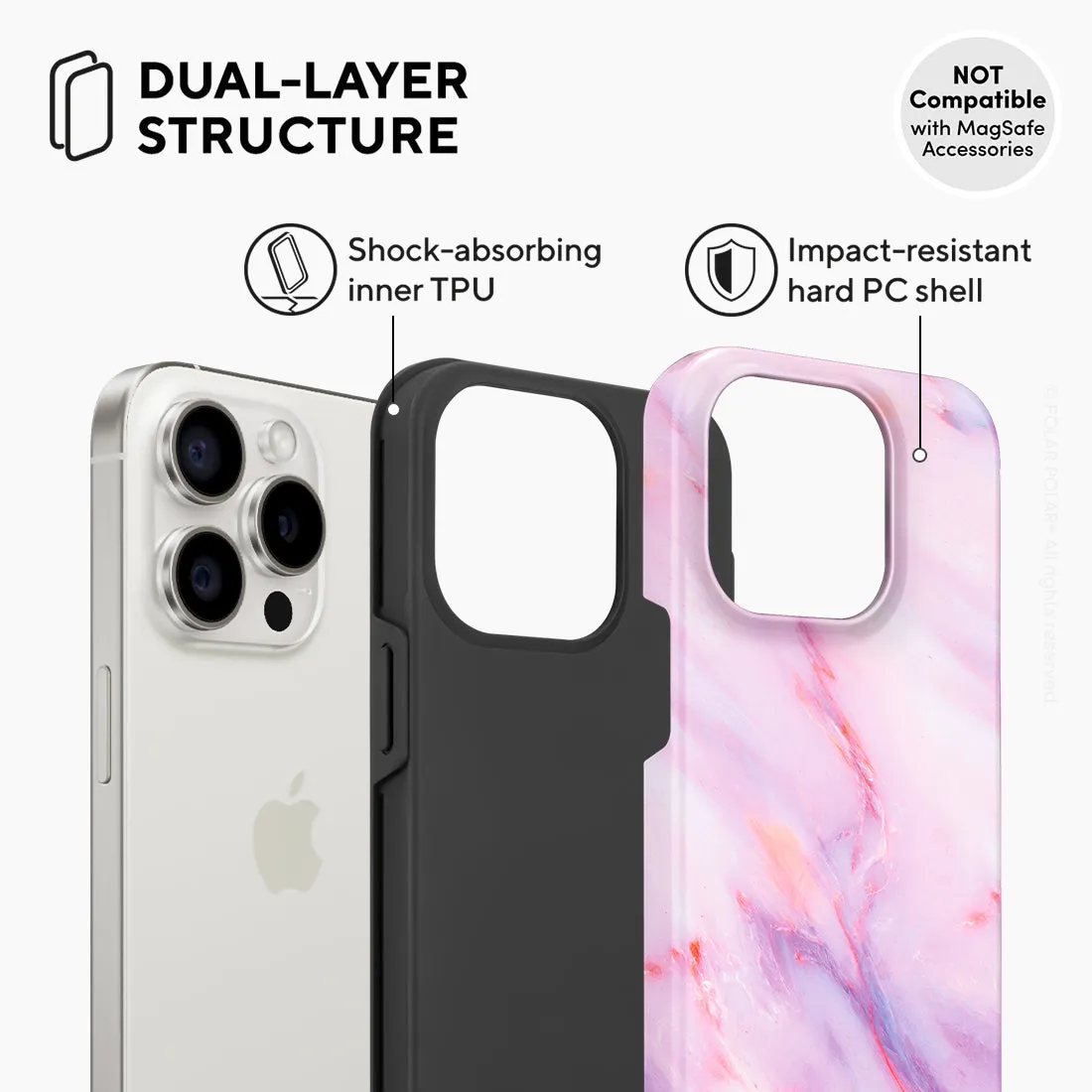 Cotton Candy Custom - iPhone 15 Pro Case
