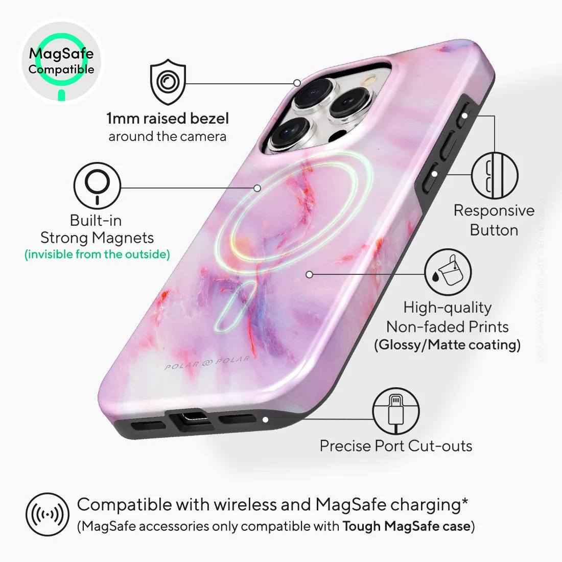 Cotton Candy Custom - iPhone 15 Pro Case