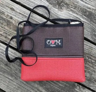 Cross Body Purse, Recycled Yoga Mats
