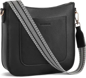 Crossbody Hobo Bags for Women, Handbags with Adjustable Guitar Strap