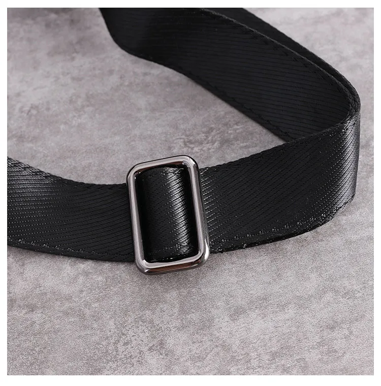 Crossbody Nylon Bag Black Small Sling Bag for Men Cross Body Chest Bag Chest Bags for Men