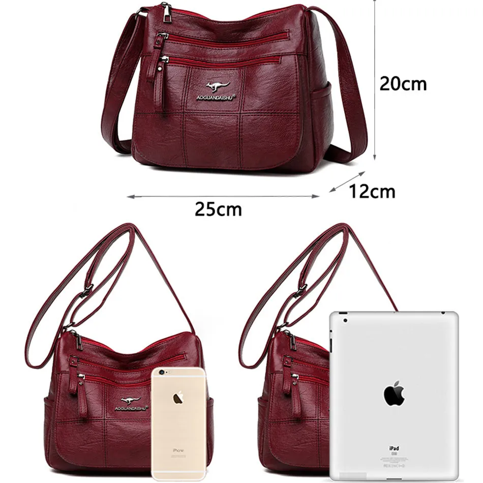 Cyflymder New Fashion Soft Pu Leather Handbags Shoulder Bags for Women Luxury Handbags Women's Bag Designer Crossbody Bags Sac Epaule