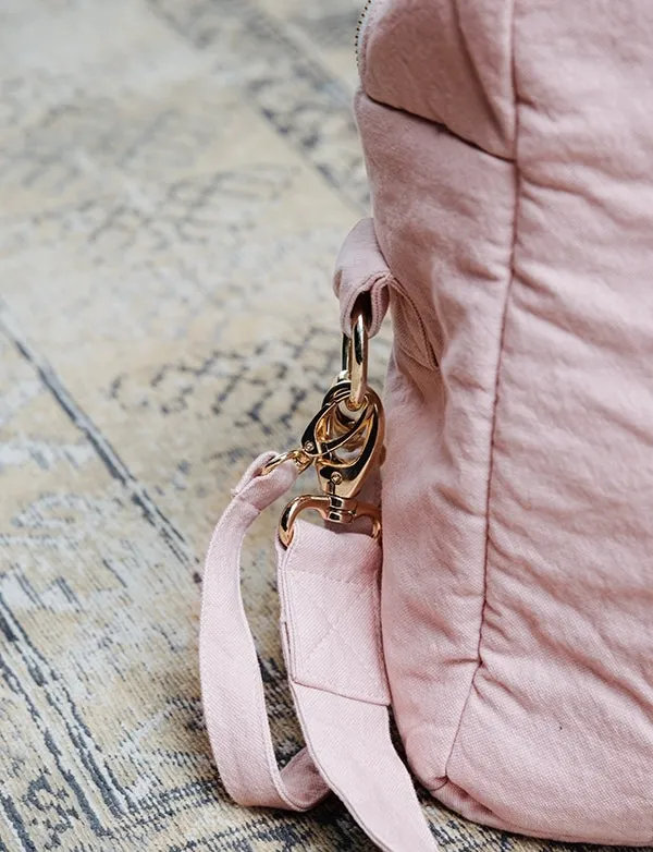 DARCY THE ANTI DIAPER BAG - MINERAL PINK