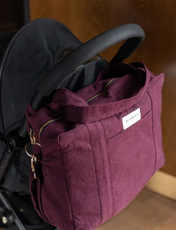 DARCY THE ANTI DIAPER BAG - SCARLETT RED