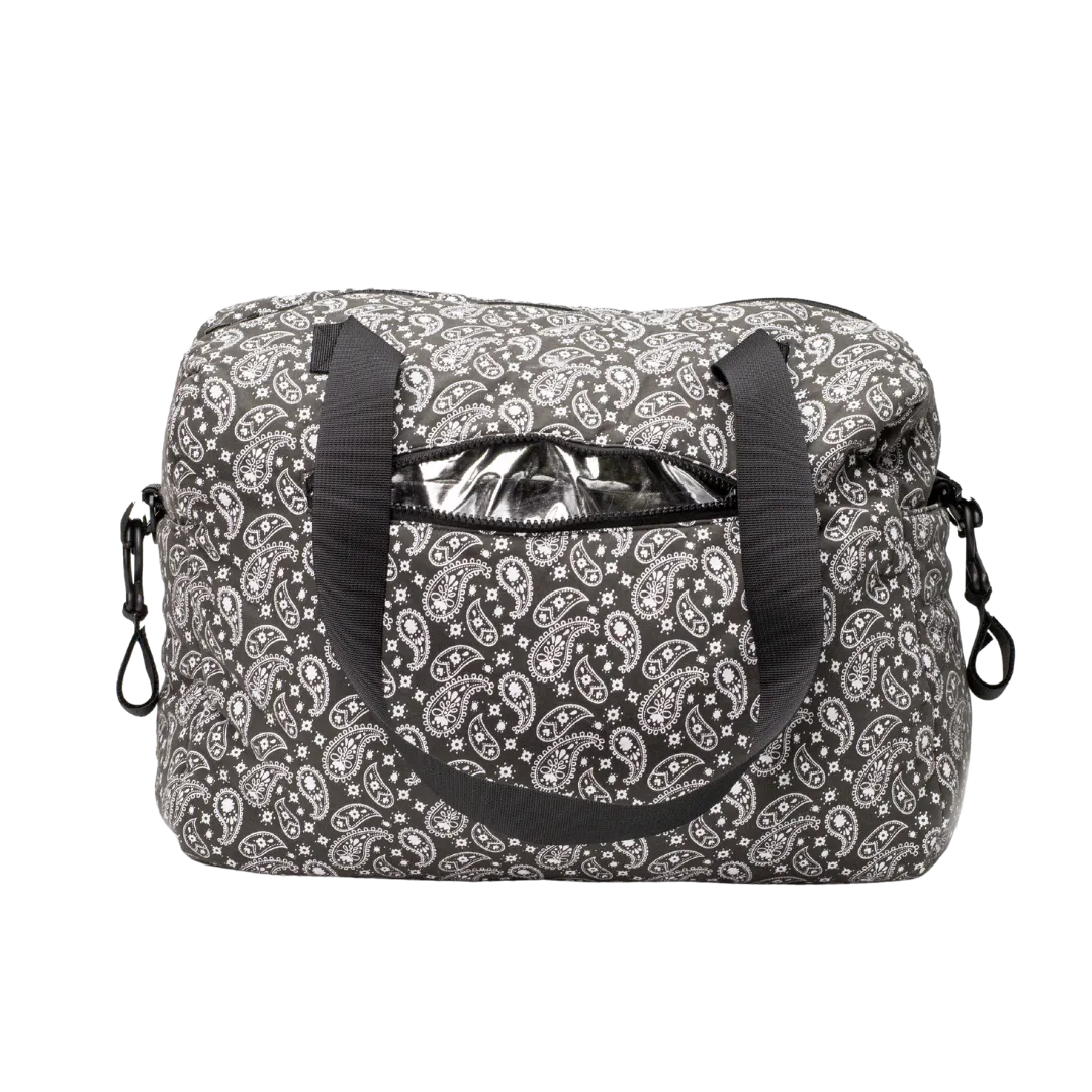 Dark Paisley Diaper Bag