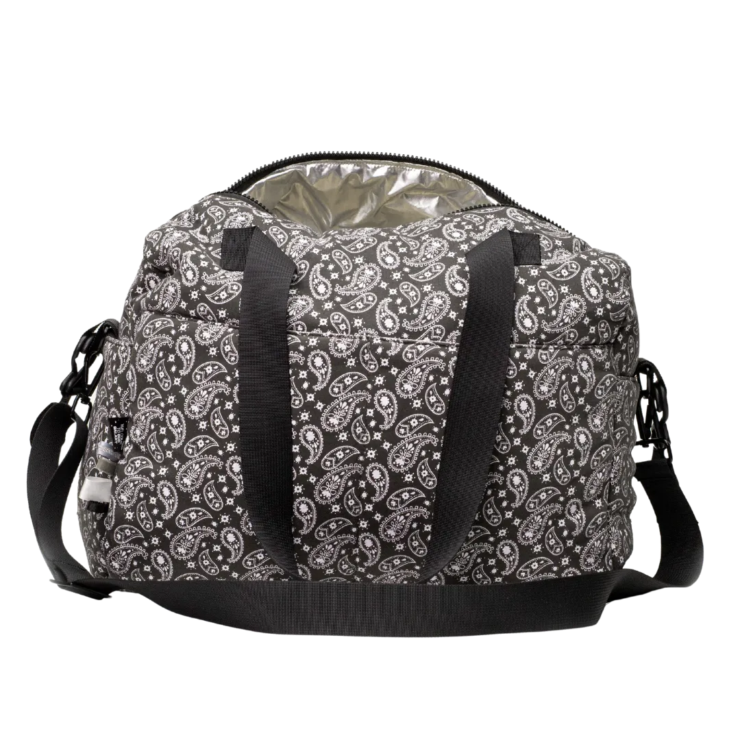 Dark Paisley Diaper Bag