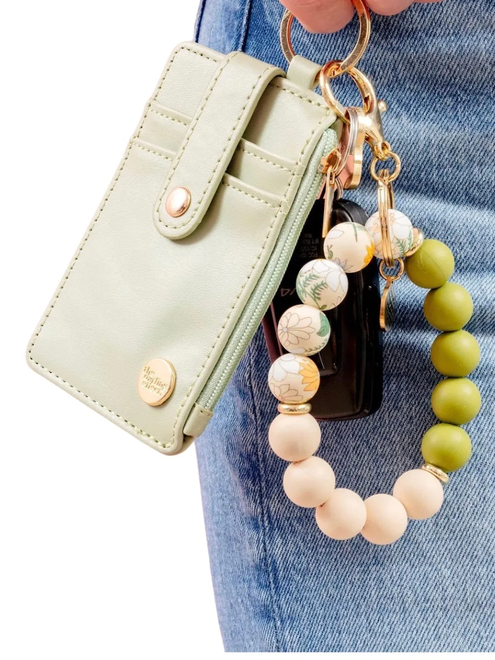Dash Of Daisy Keychain Wristlet
