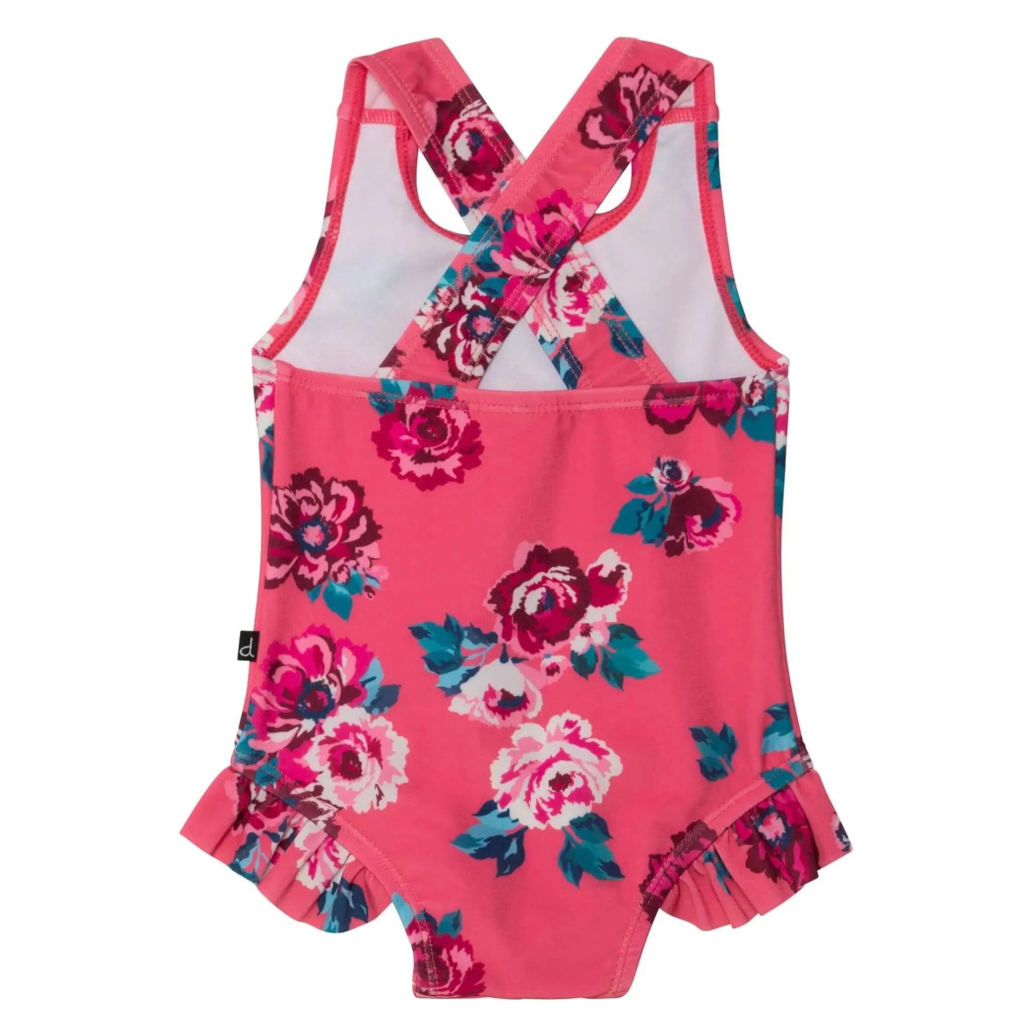 Deux Par Deux One-Piece Bathing Suit - Flowers