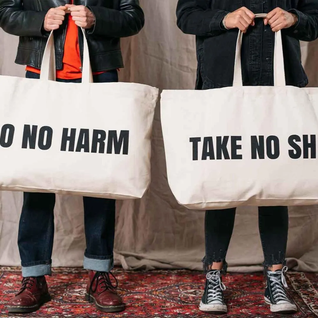 Do No Harm Take No Shit Massive Tote Bag