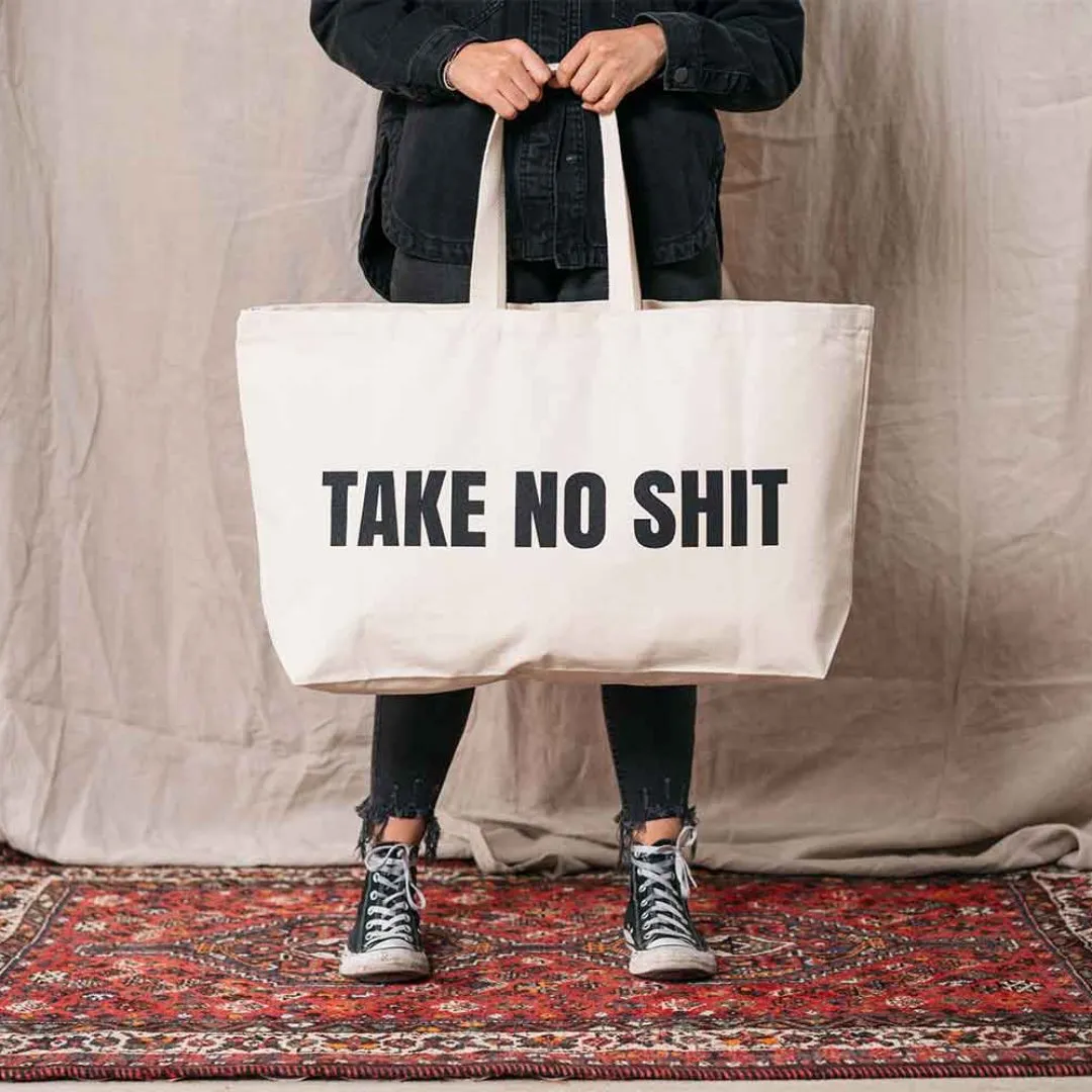 Do No Harm Take No Shit Massive Tote Bag