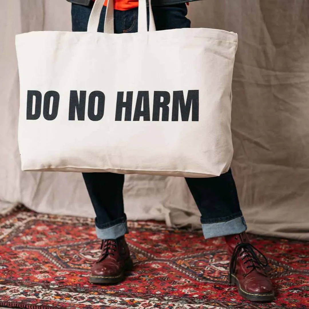Do No Harm Take No Shit Massive Tote Bag