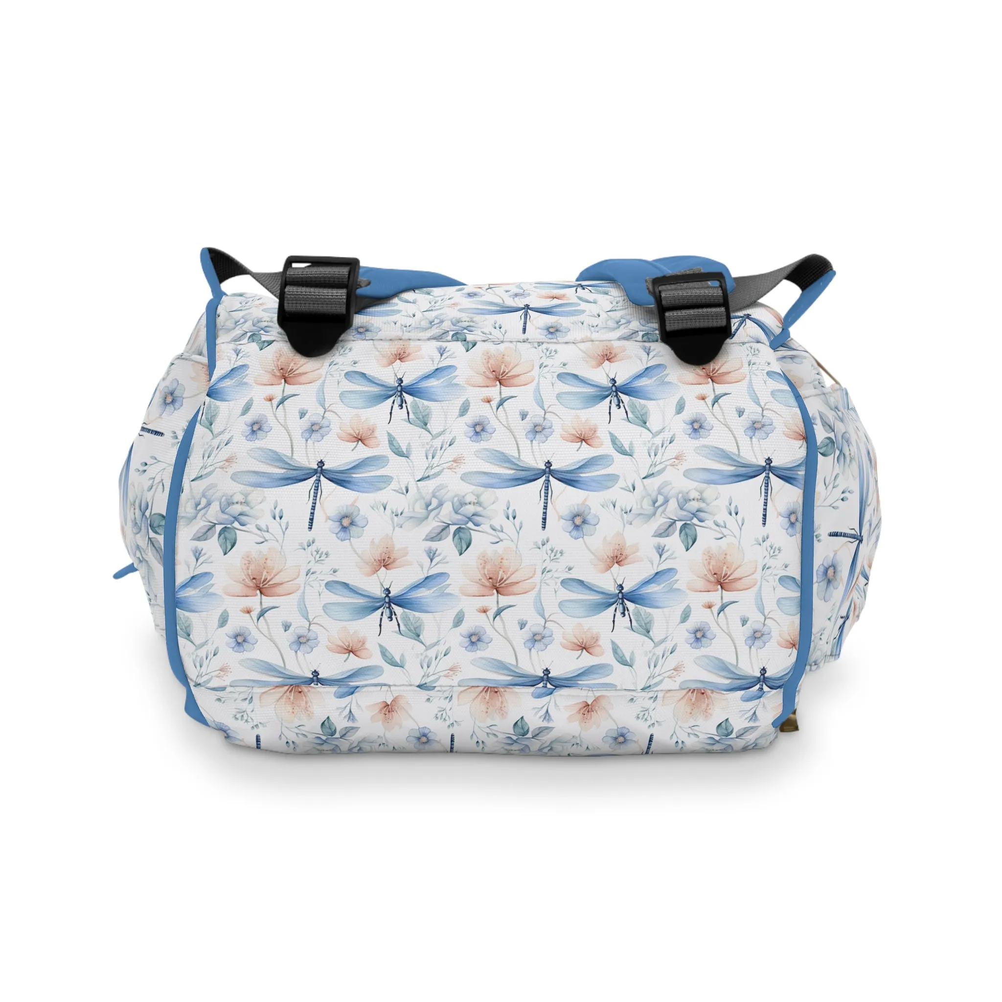 Dragonfly Diaper Backpack - Elegant & Functional Baby Bag with Cool Dragonfly Design, Ideal for Nature-Loving Parents