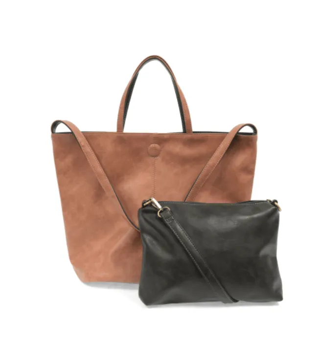 DUSTY SALMON/GREY RENE EASY REVERSIBLE TOTE