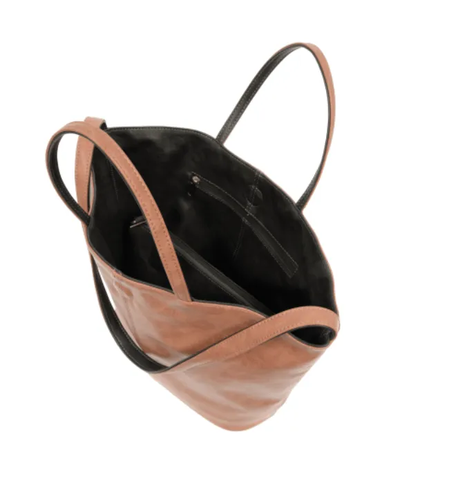DUSTY SALMON/GREY RENE EASY REVERSIBLE TOTE