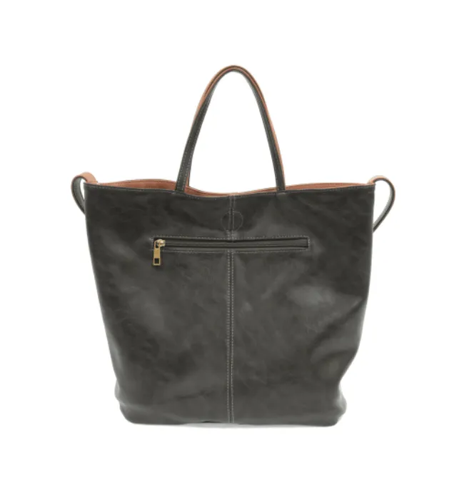 DUSTY SALMON/GREY RENE EASY REVERSIBLE TOTE