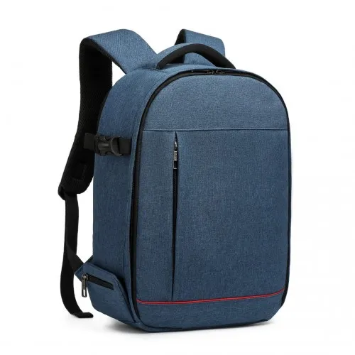 E6928 - Kono Water Resistant Shockproof DSLR Camera Backpack - Navy