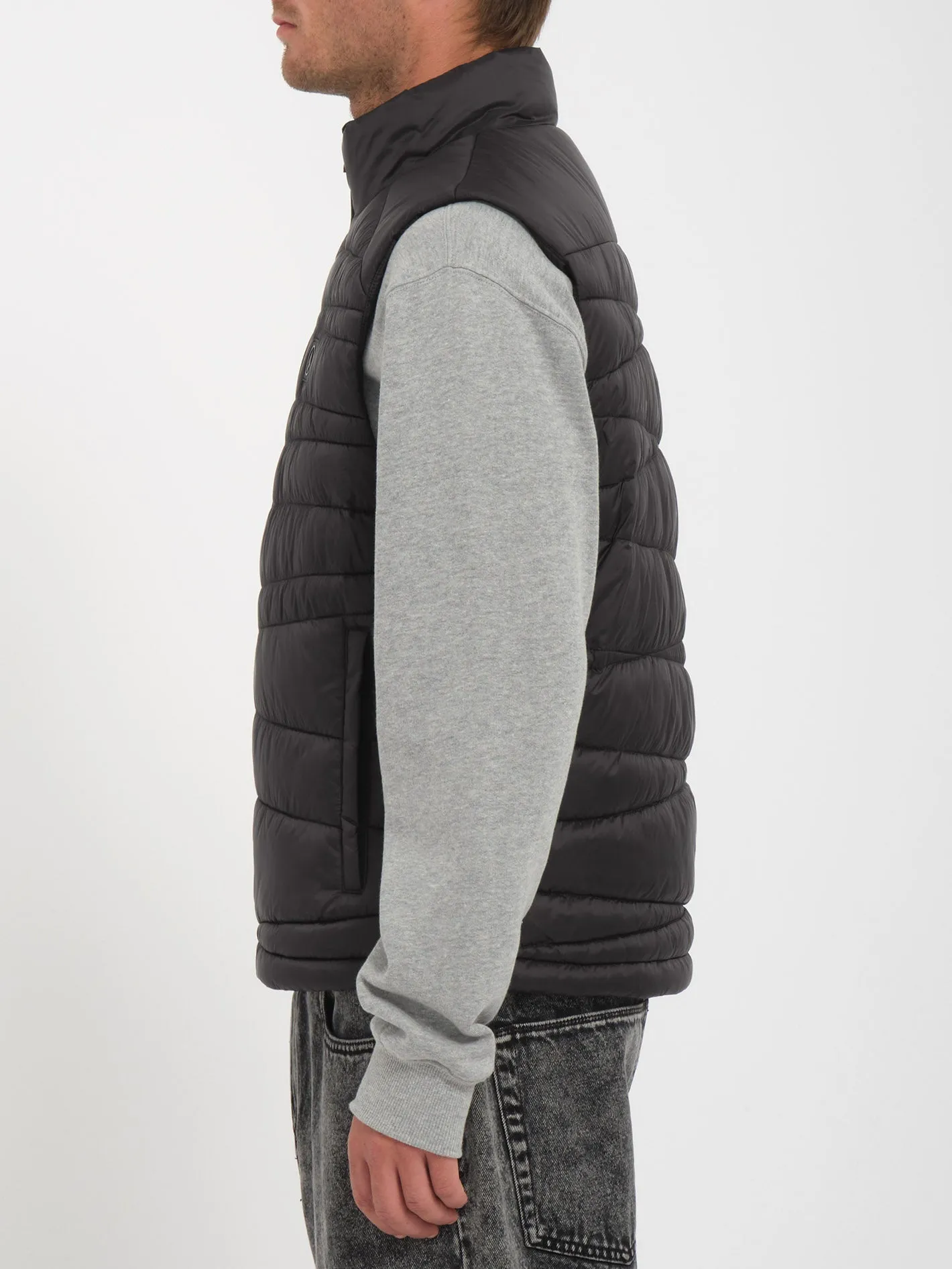 Earth Tripper Puff Weste - BLACK