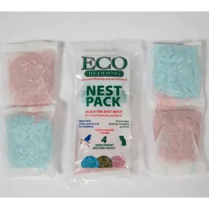 Eco Bedding Forage & Enrichment Nest Pack 4-Pack