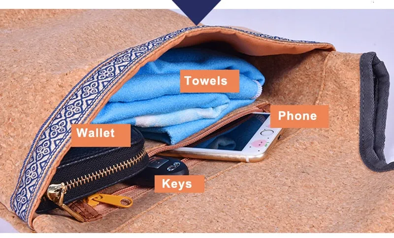 Eco Cork Yoga Mat Carry Bag