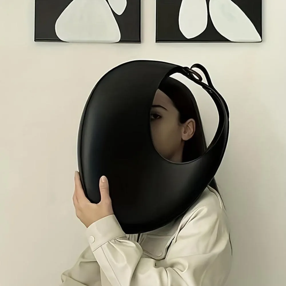 Eliara | Elegant Modern Minimalist Solid Color Hobo Bag