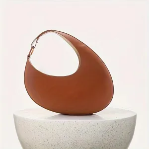 Eliara | Elegant Modern Minimalist Solid Color Hobo Bag