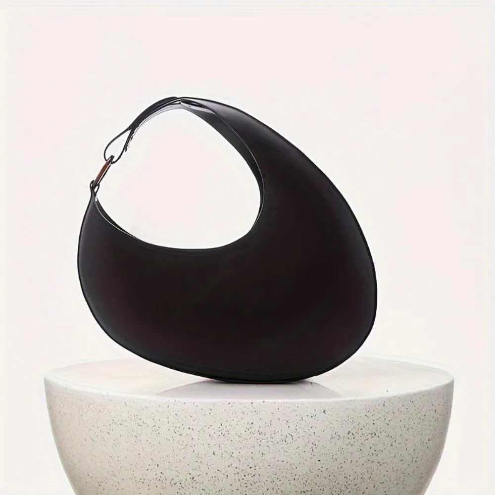 Eliara | Elegant Modern Minimalist Solid Color Hobo Bag