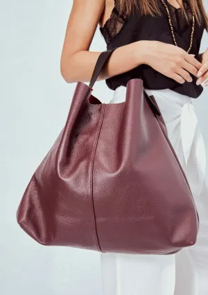 Elm Slouchy Leather Tote