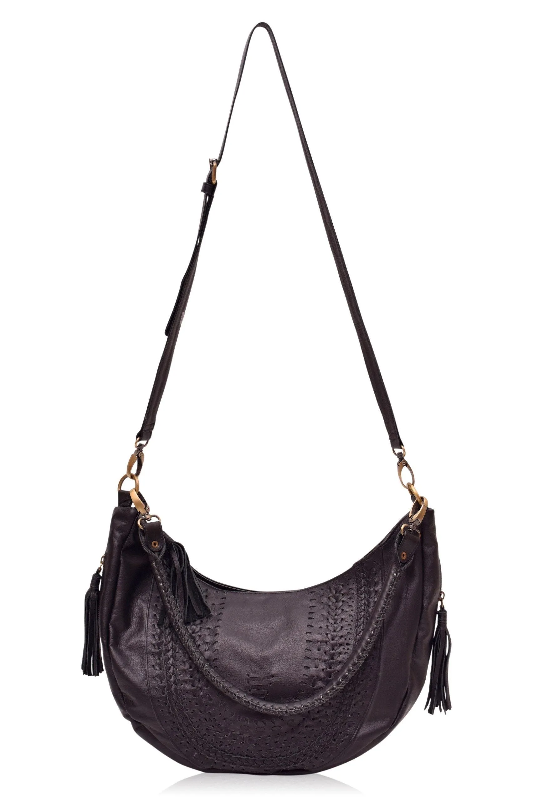 Elysian Coast Leather Crossbody Bag