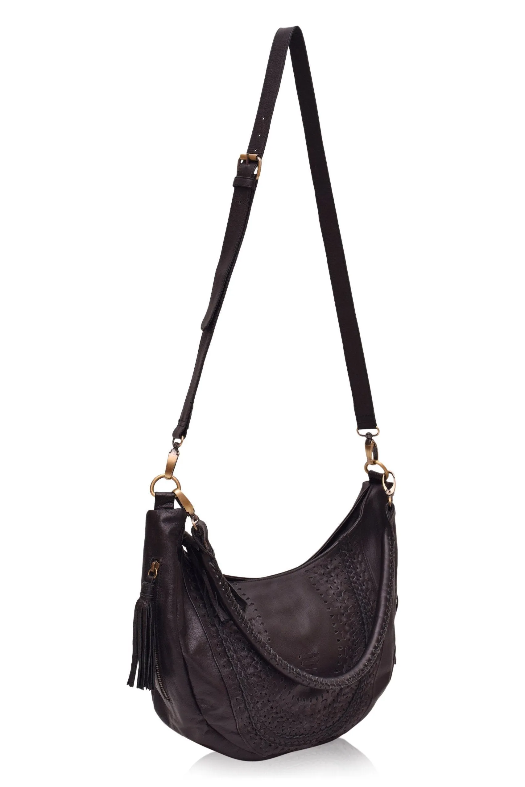 Elysian Coast Leather Crossbody Bag