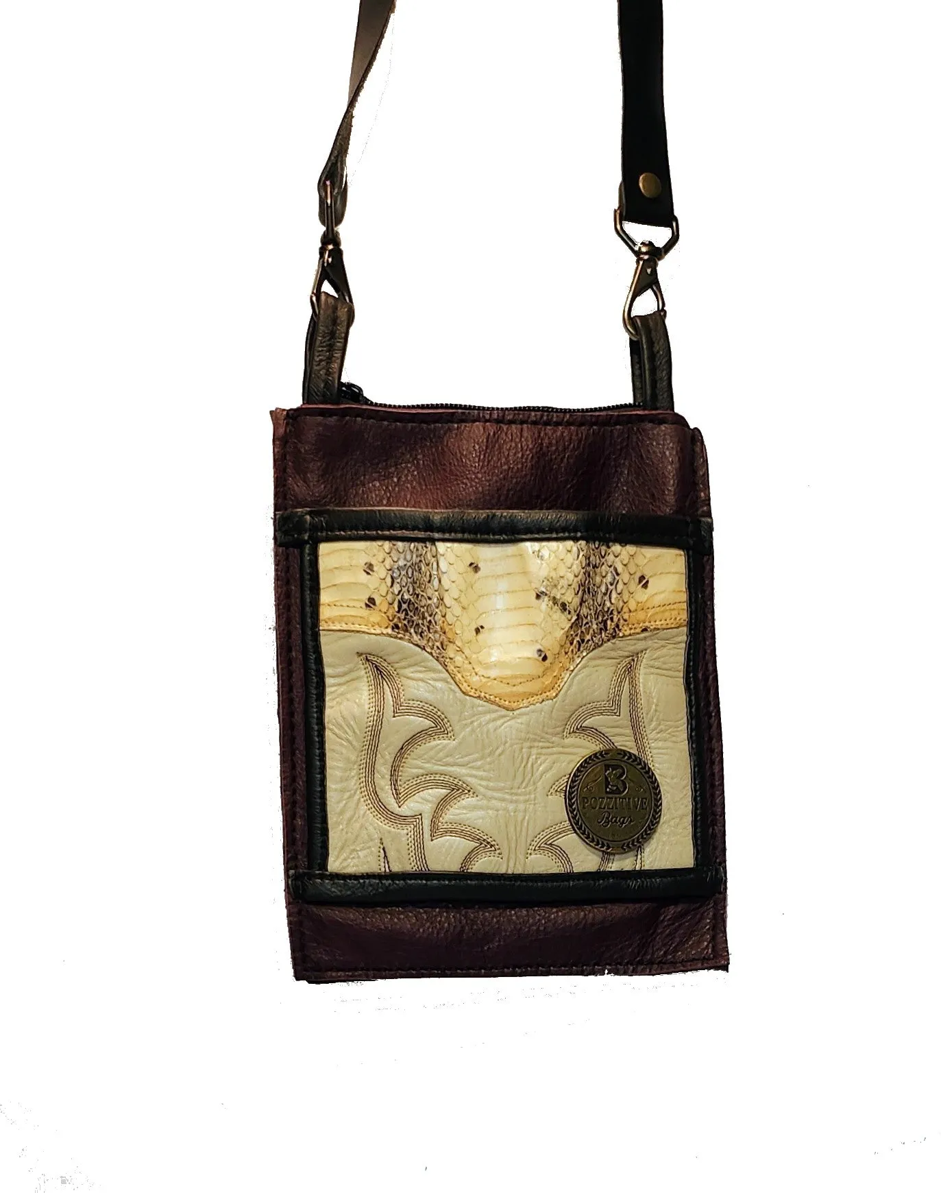 Emaline Upcycled Boot & Couch Bag