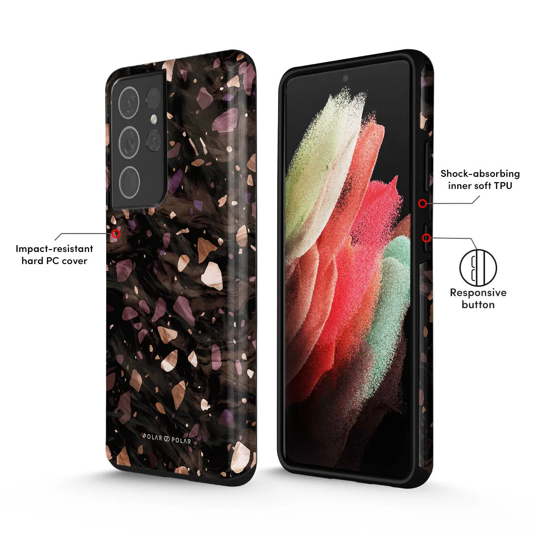 Eminence Terrazzo Gem Custom - Samsung Galaxy S21 Ultra 5G Case
