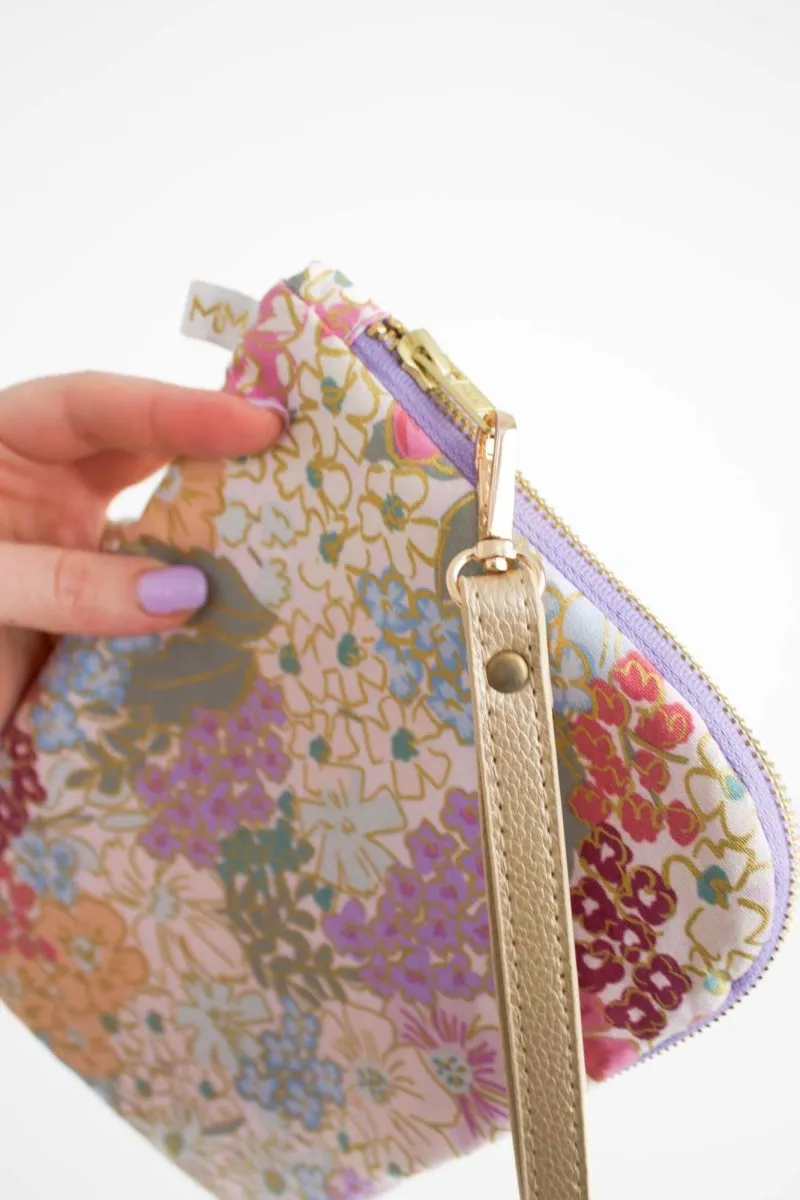 English Rose Canvas Everyday Diaper Pouch