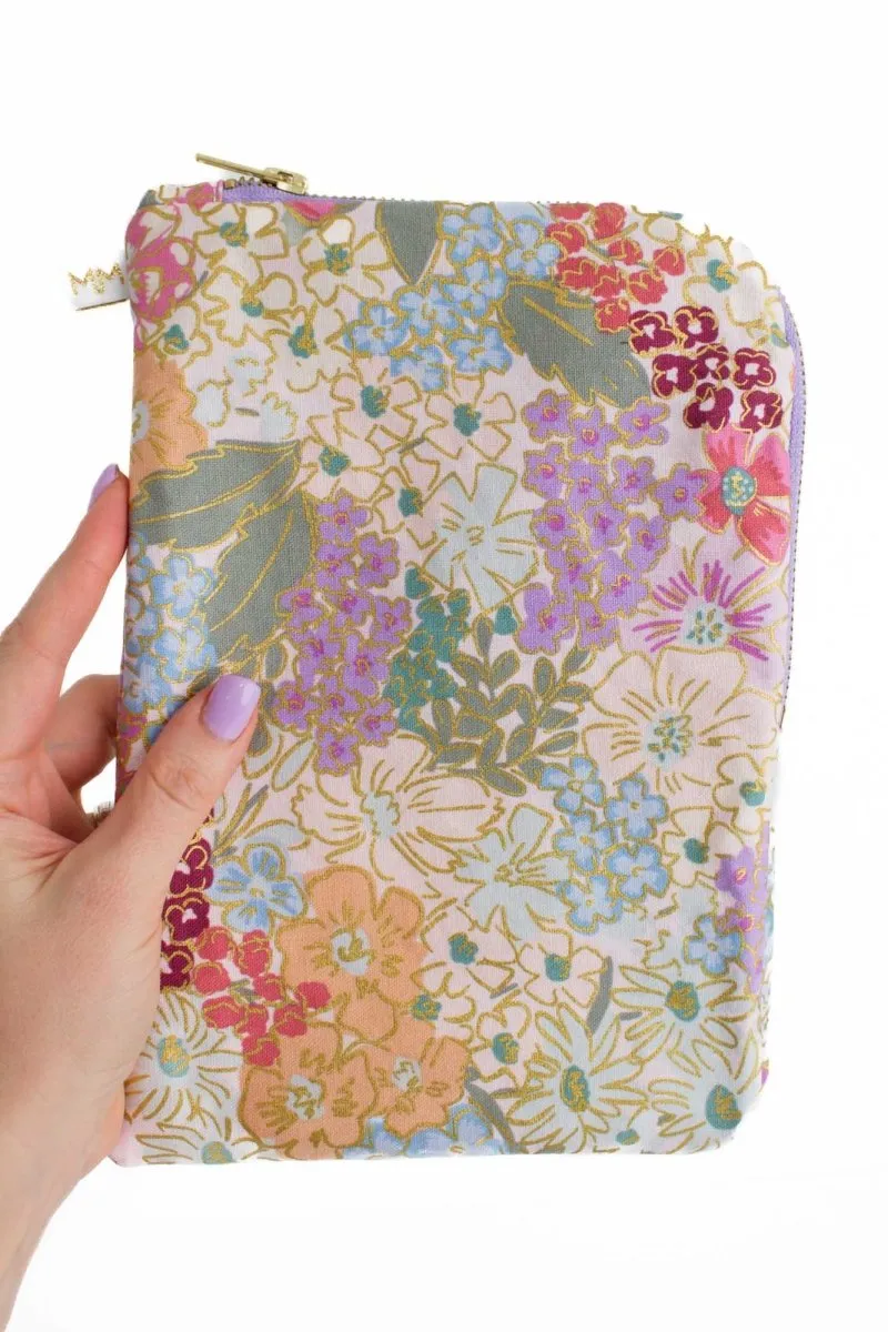 English Rose Canvas Everyday Diaper Pouch