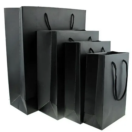 Euro Tote Retail Paper Shopper Shopping Bag 5"W x 2"D x 6"H: Kraft