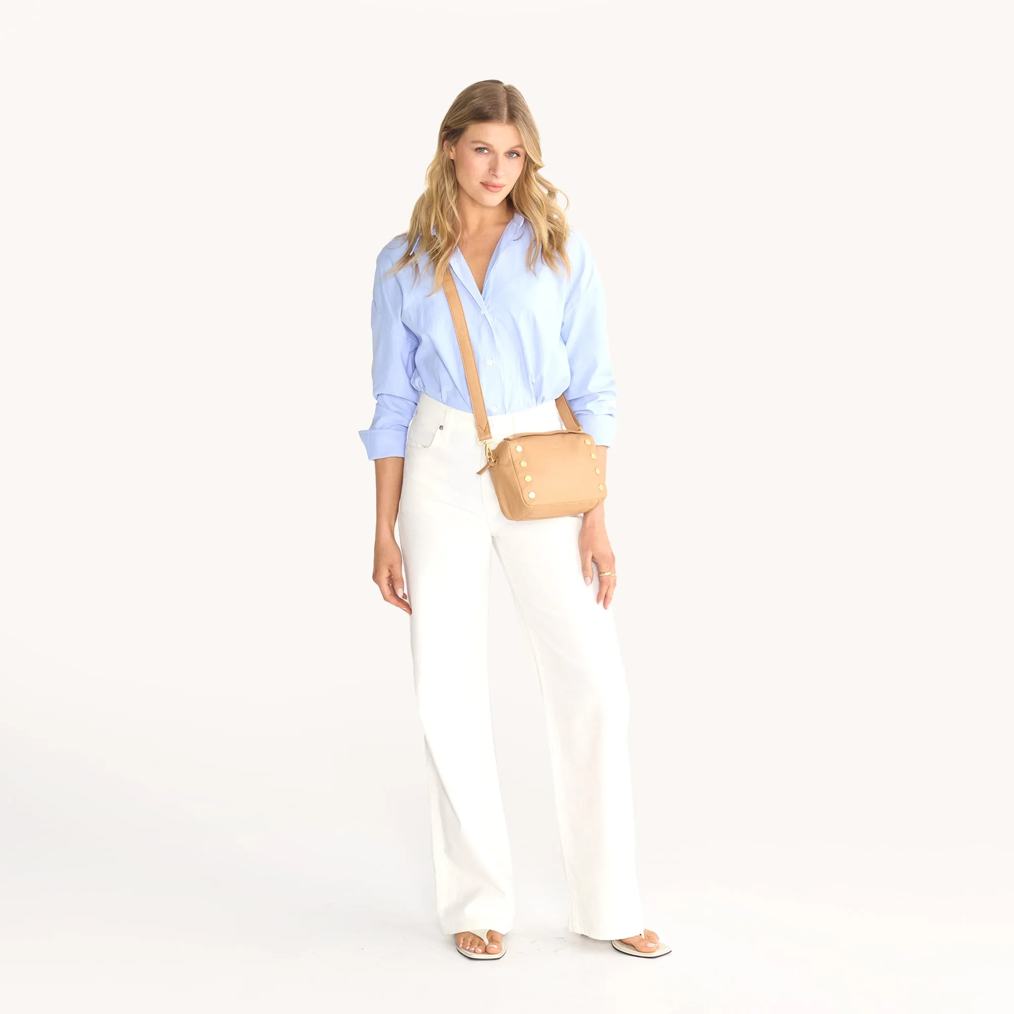 Evan Crossbody | Toast Tan/Brushed Gold | Sml