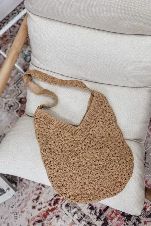 Fame Intricate Braided Hobo Tote Bag