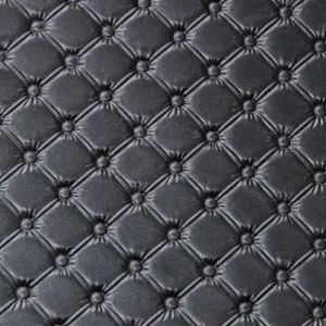 Fancy Bonded Leather 140cm Black D1 3005