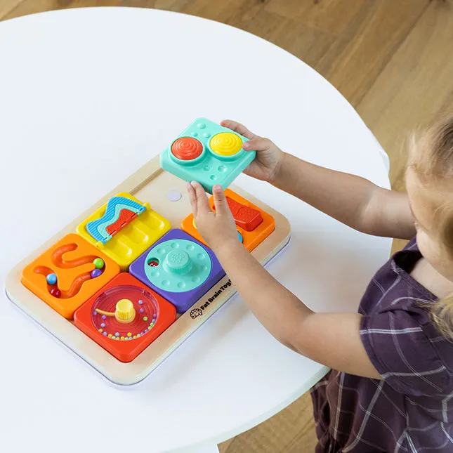 Fat Brain Toy - Play Tab 3pk Tiles - Latch Mirror and Roller and Sweeper