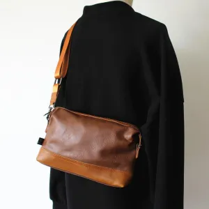 Faux Leather Crossbody Bag