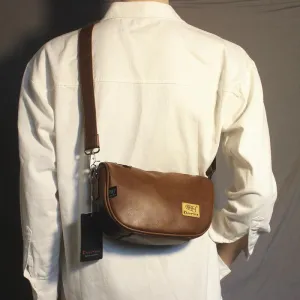 Faux Leather Shoulder Bag