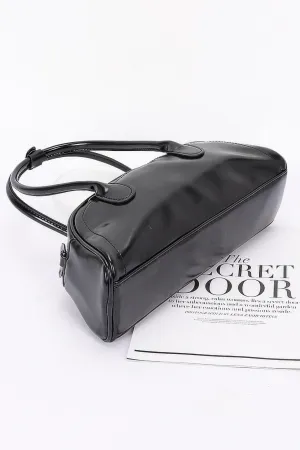 Faux Leather Sport Bag