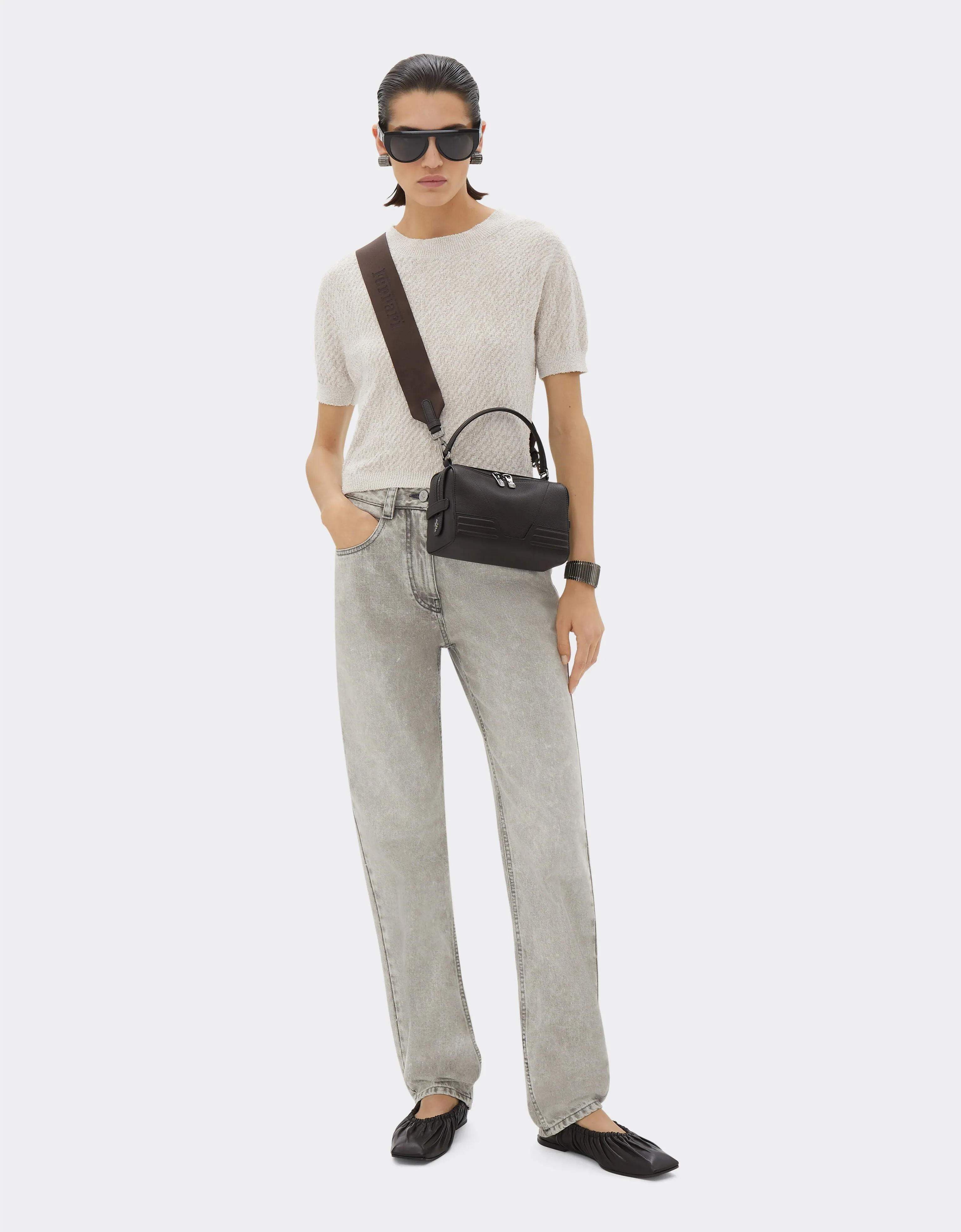 Ferrari Gt Soft Micro Bag In Tumbled Leather