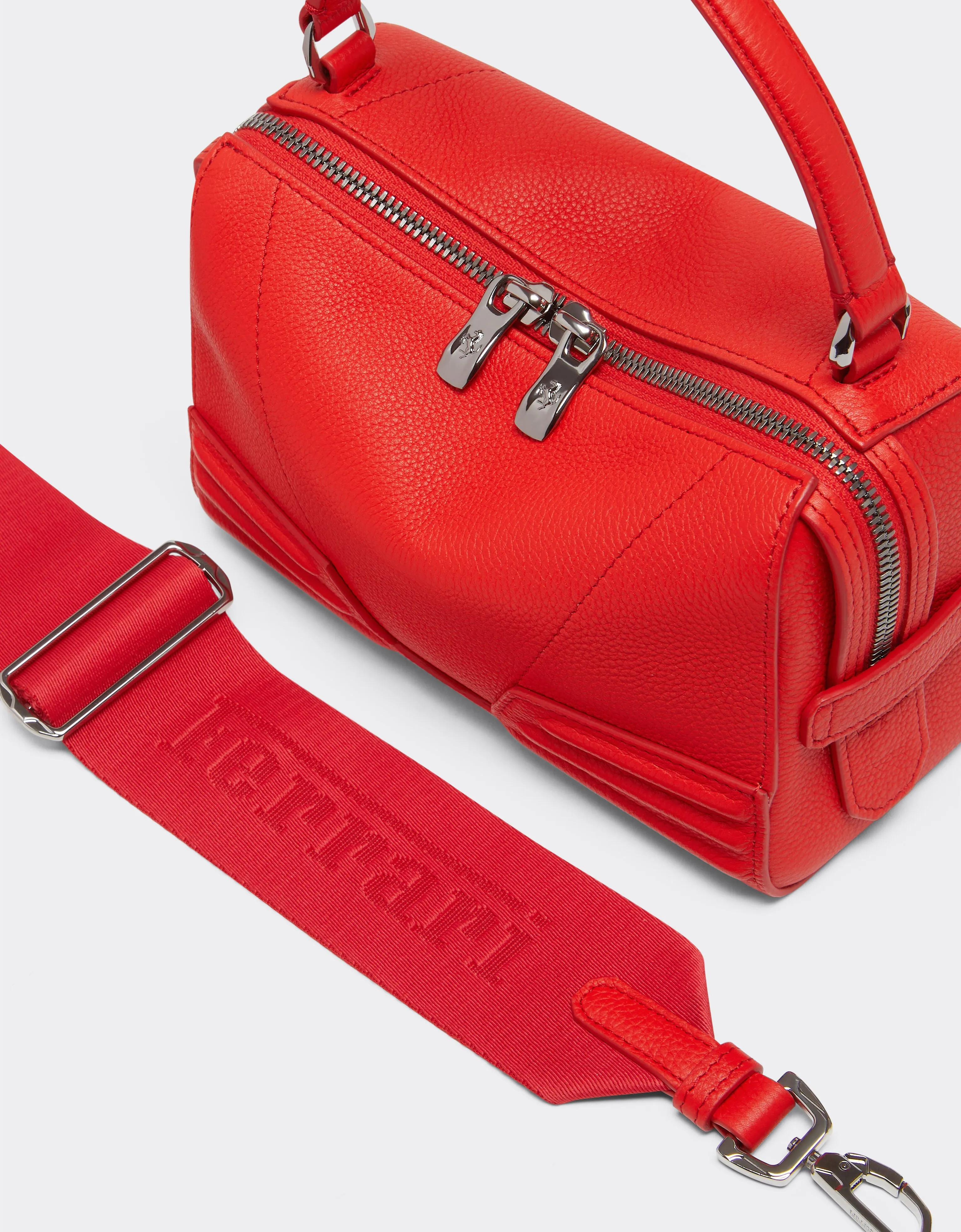 Ferrari Gt Soft Micro Bag In Tumbled Leather