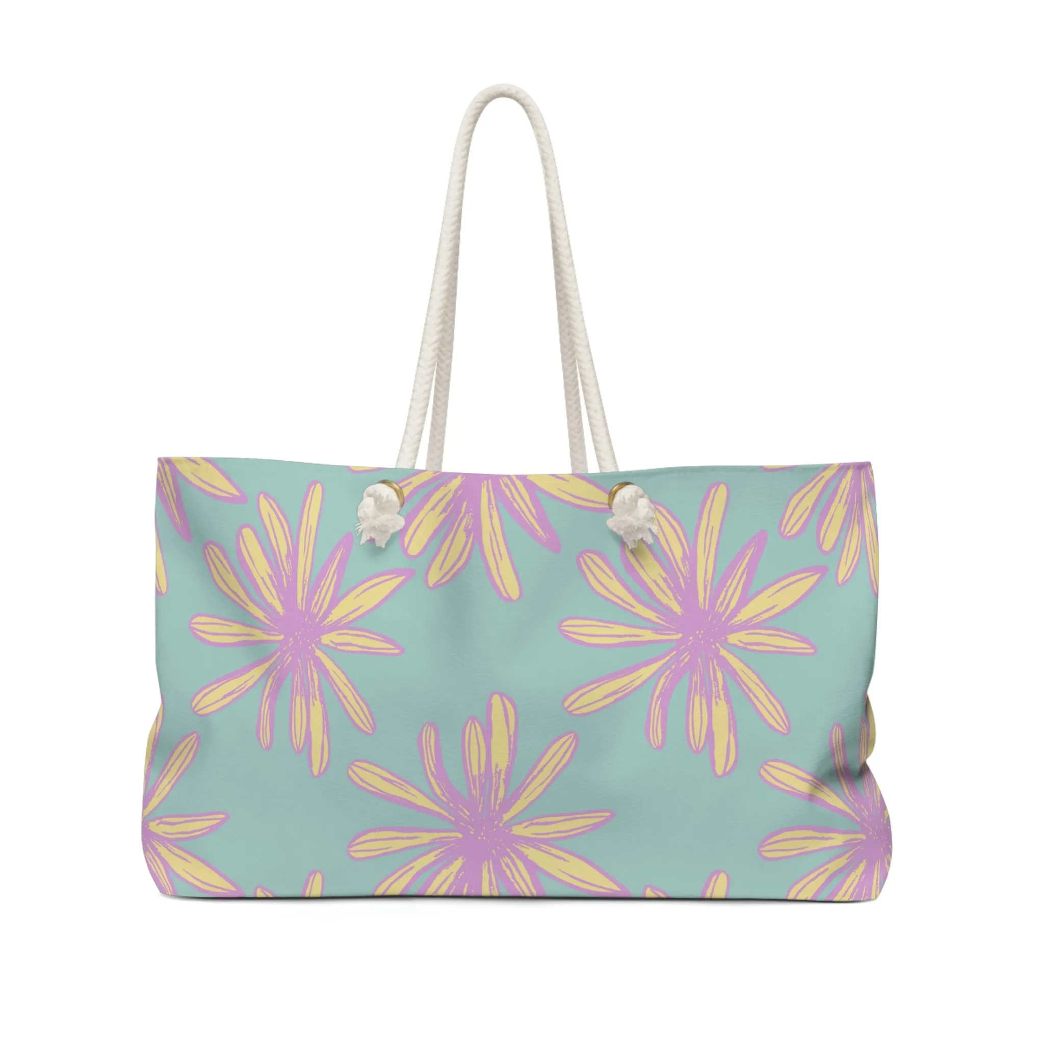 Floral Daisy Weekender Bag