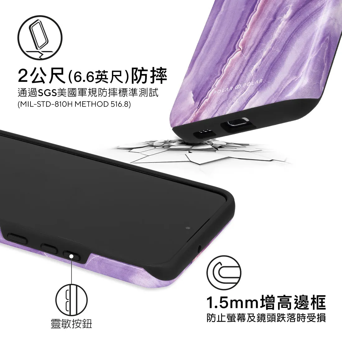 French Violet Custom - Samsung Galaxy S22  5G Case